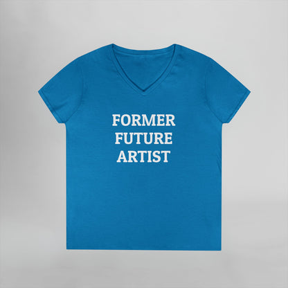 Former Future Artist Women's V-Neck Tee