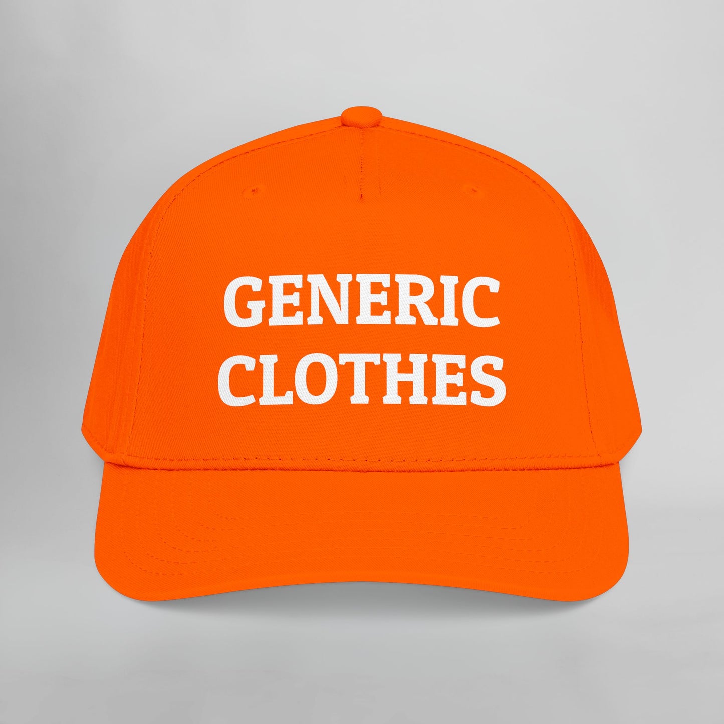 Generic Clothes Embroidered Mid Profile Baseball Cap