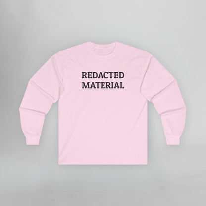 Redacted Material Long Sleeve Tee