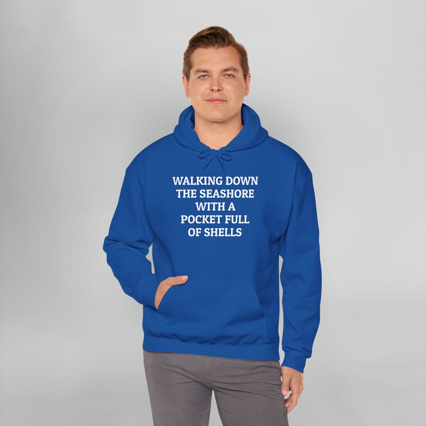 Walking Down the Seashore With a Pocket Full of Shells Hoodie