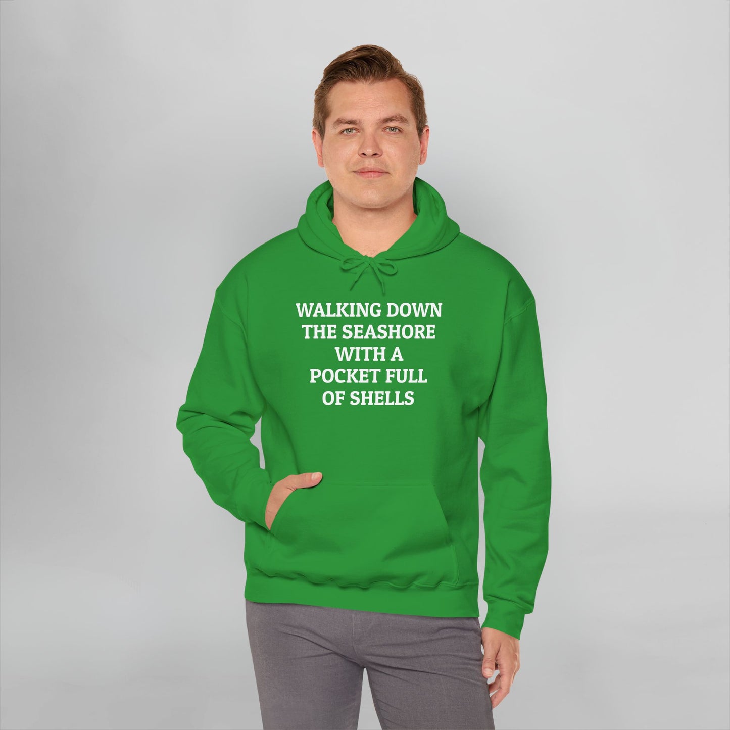 Walking Down the Seashore With a Pocket Full of Shells Hoodie