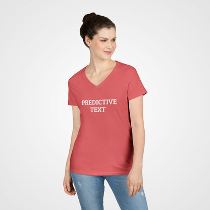 Predictive Text Women's V-Neck Tee