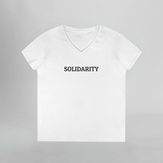 Solidarity Women's V-Neck Tee
