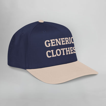 Generic Clothes Embroidered Mid Profile Baseball Cap
