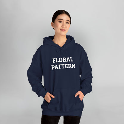 Floral Pattern Hoodie