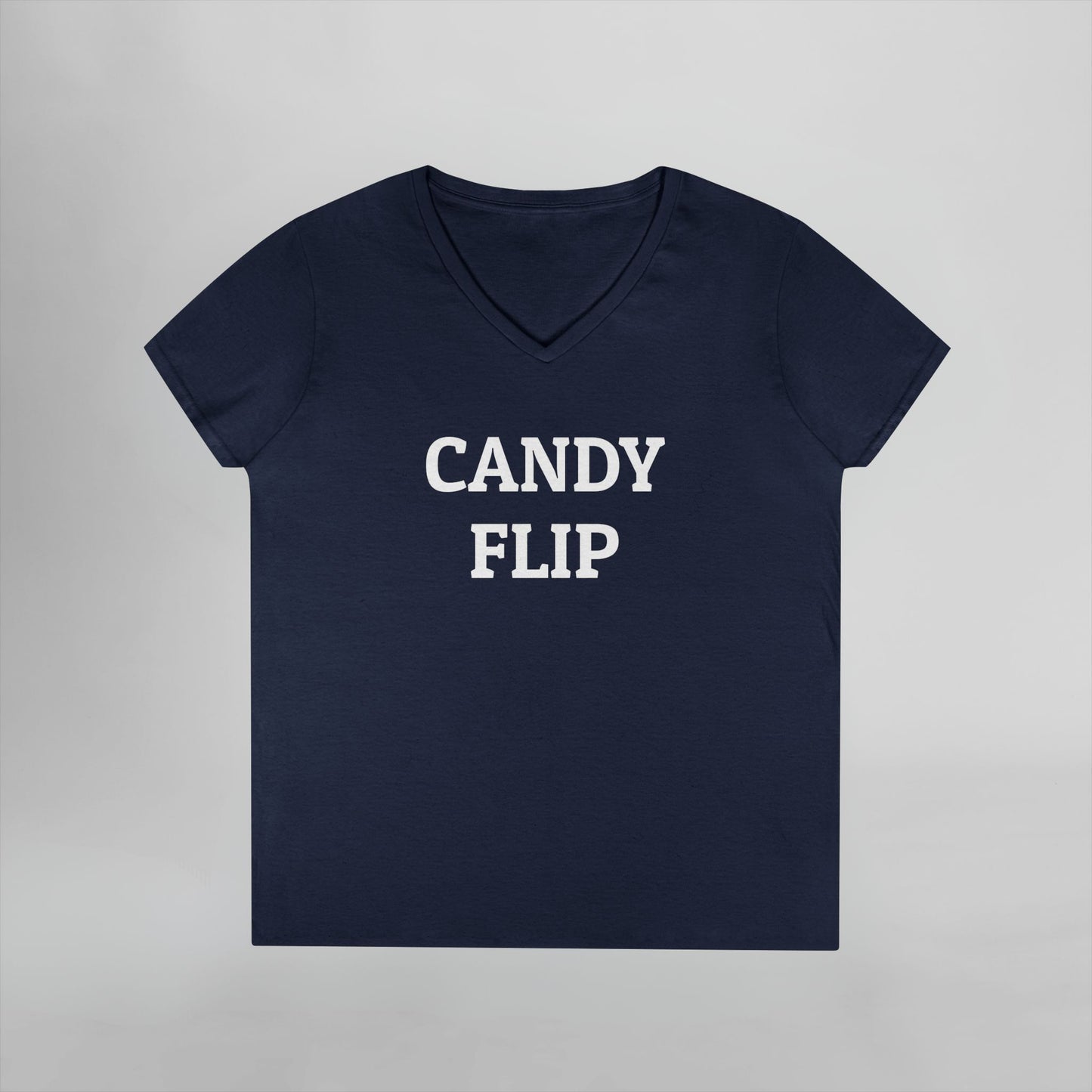 Candy Flip Women's V-Neck Tee