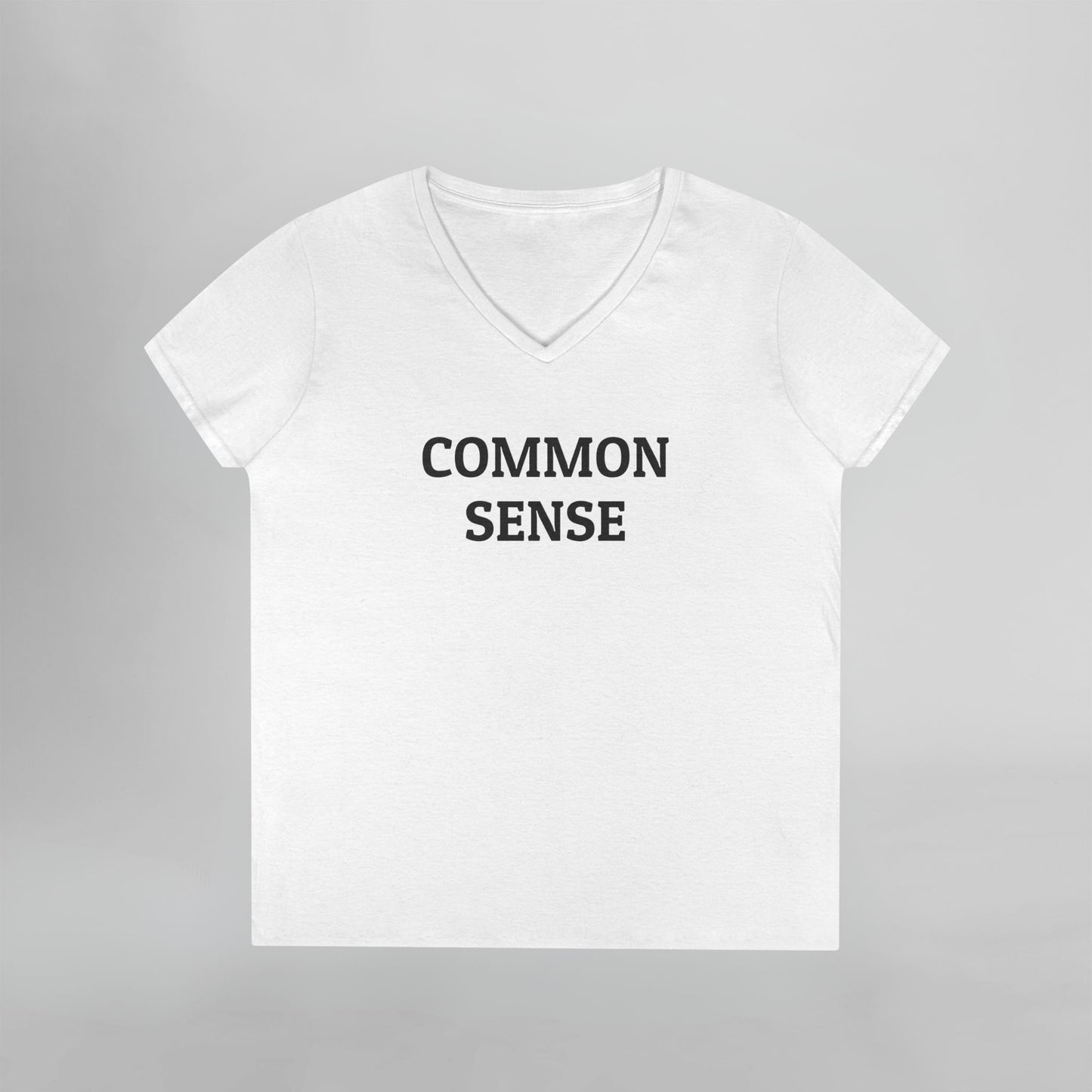 Common Sense Women's V-Neck Tee