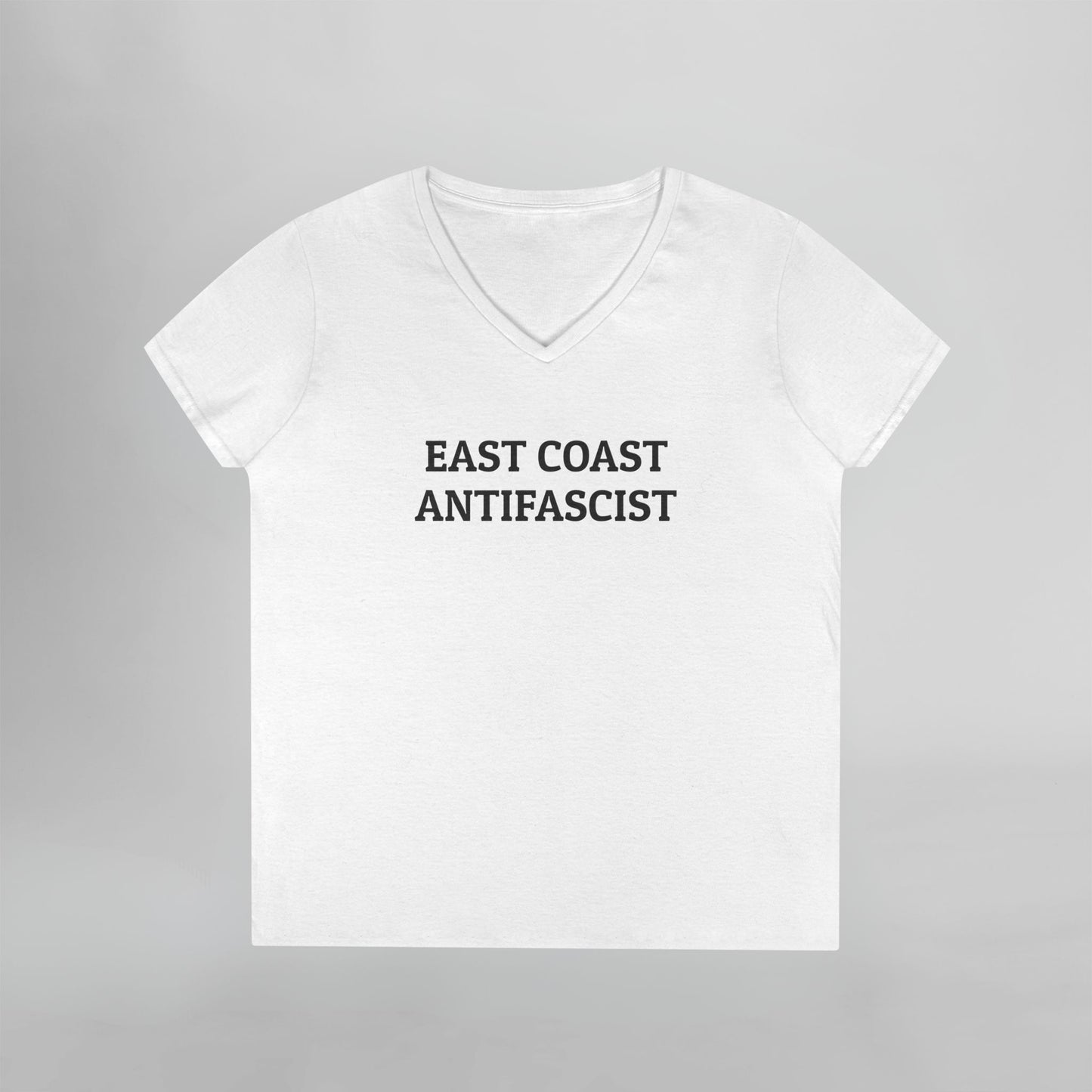 East Coast Antifascist Women's V-Neck Tee