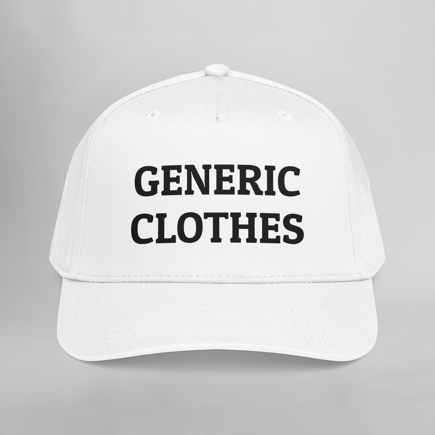 Generic Clothes Embroidered Mid Profile Baseball Cap