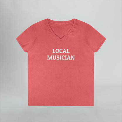 Local Musician Women's V-Neck Tee