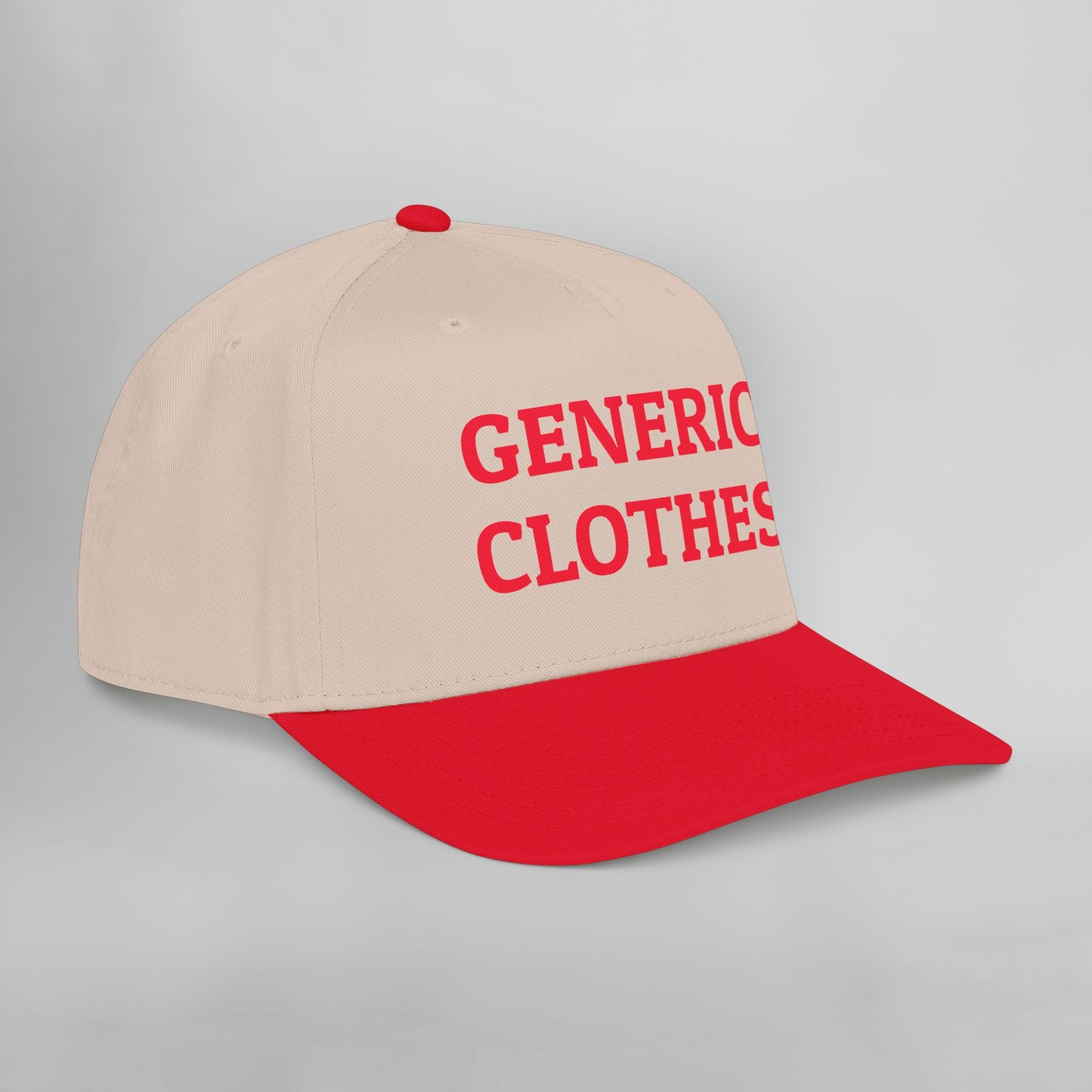 Generic Clothes Embroidered Mid Profile Baseball Cap