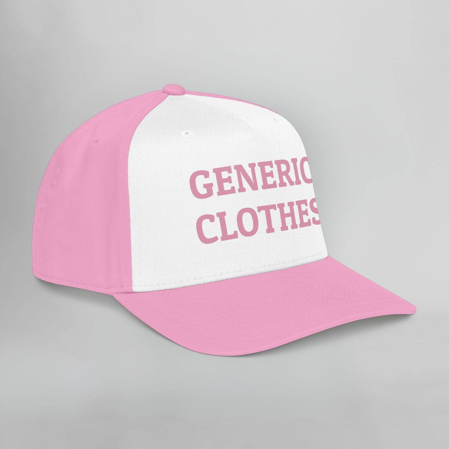 Generic Clothes Embroidered Mid Profile Baseball Cap