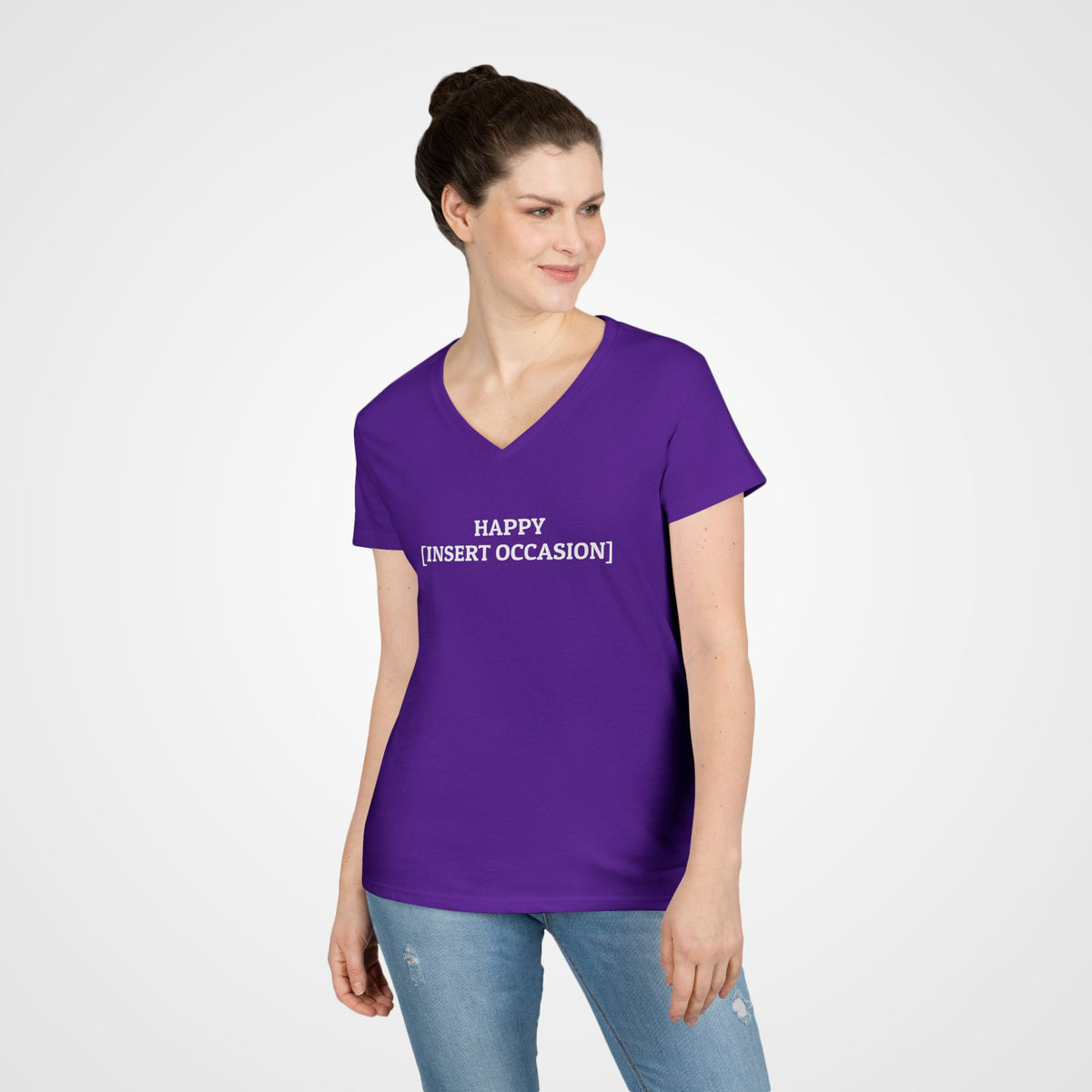 Happy [Insert Occasion] Women's V-Neck Tee