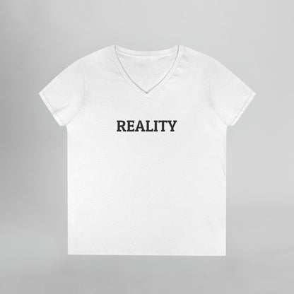 Reality Women's V-Neck Tee