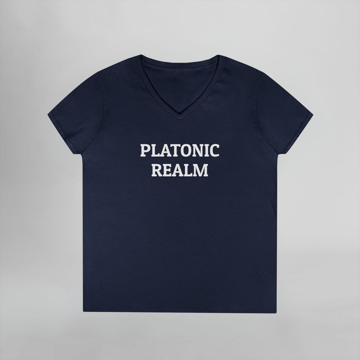 Platonic Realm Women's V-Neck Tee