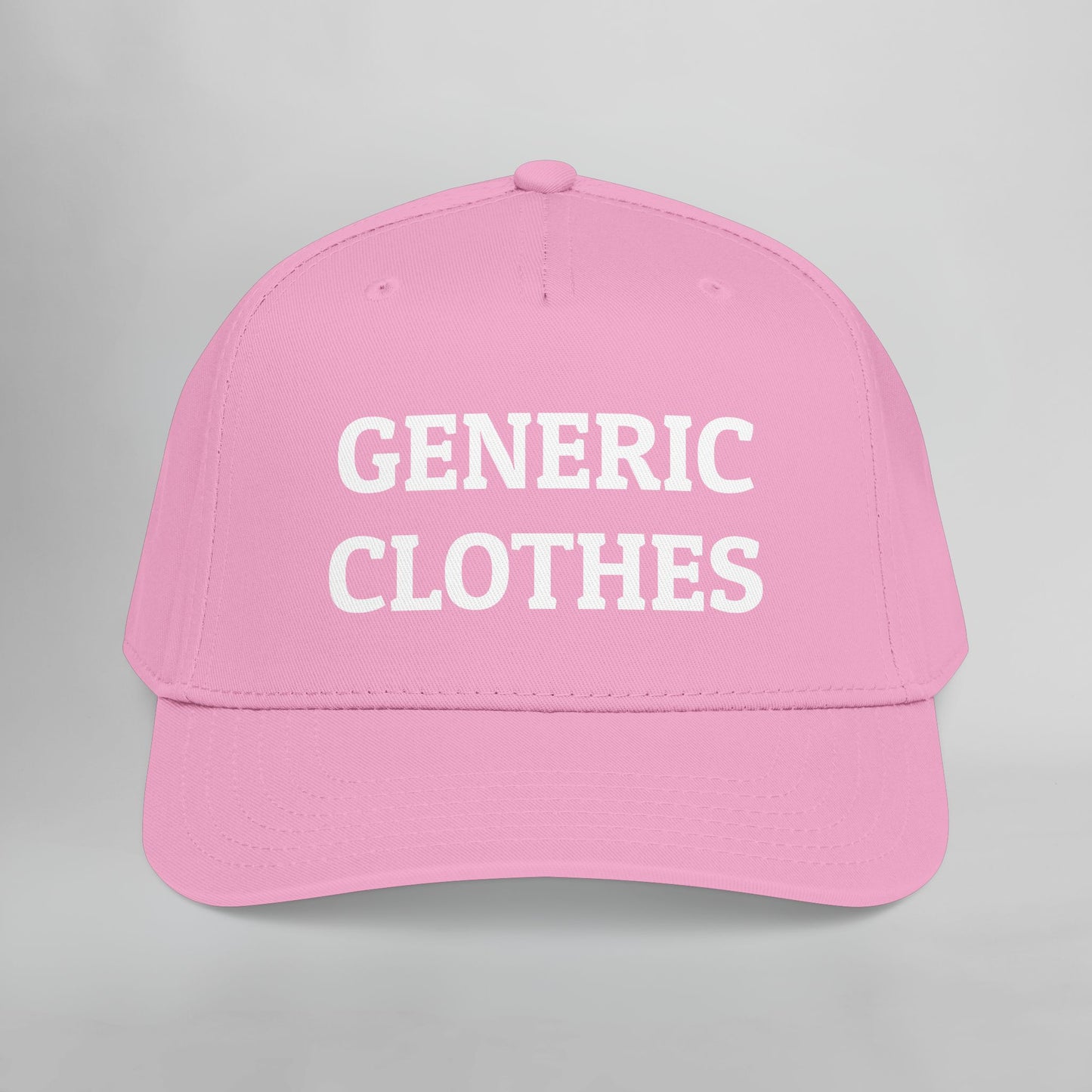 Generic Clothes Embroidered Mid Profile Baseball Cap