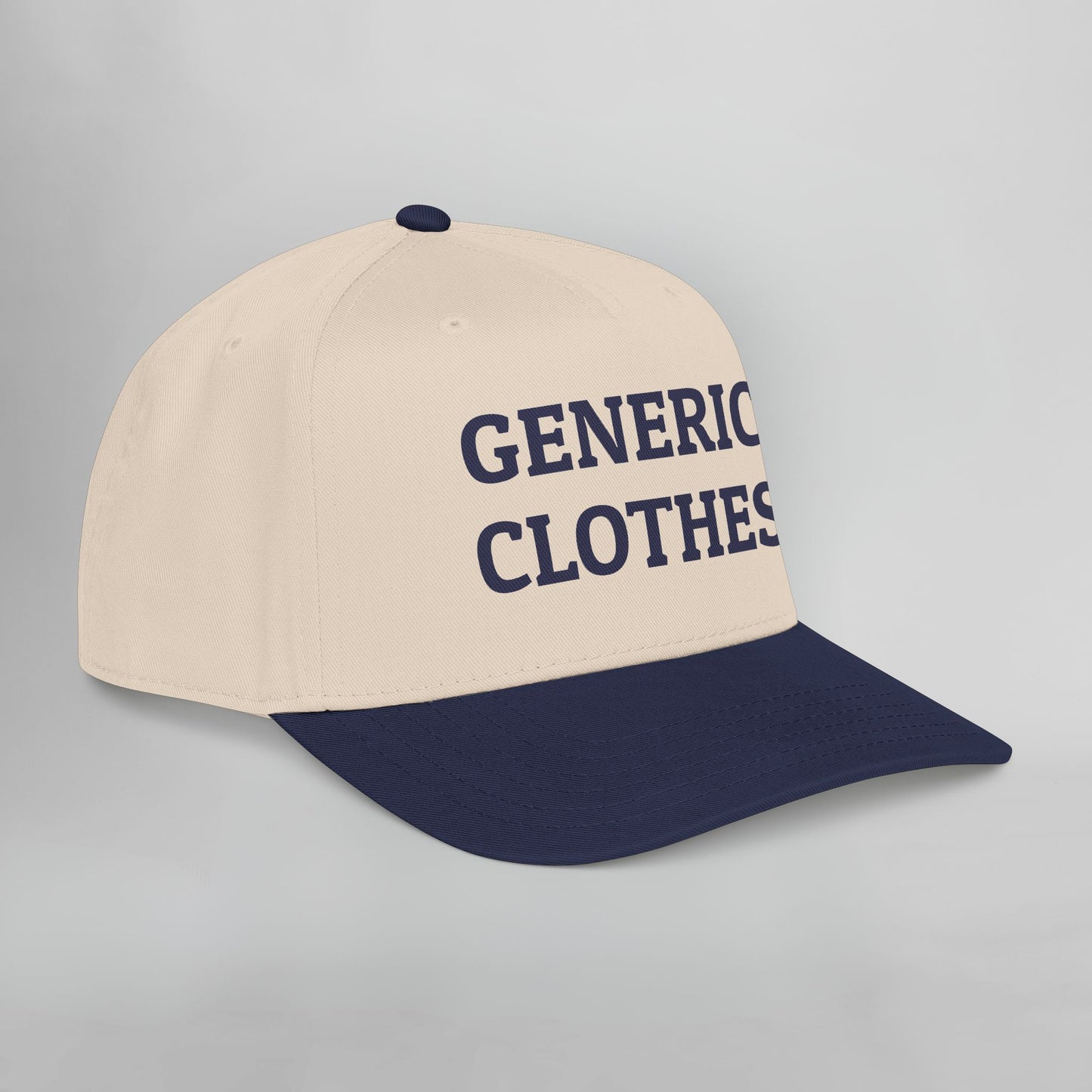 Generic Clothes Embroidered Mid Profile Baseball Cap