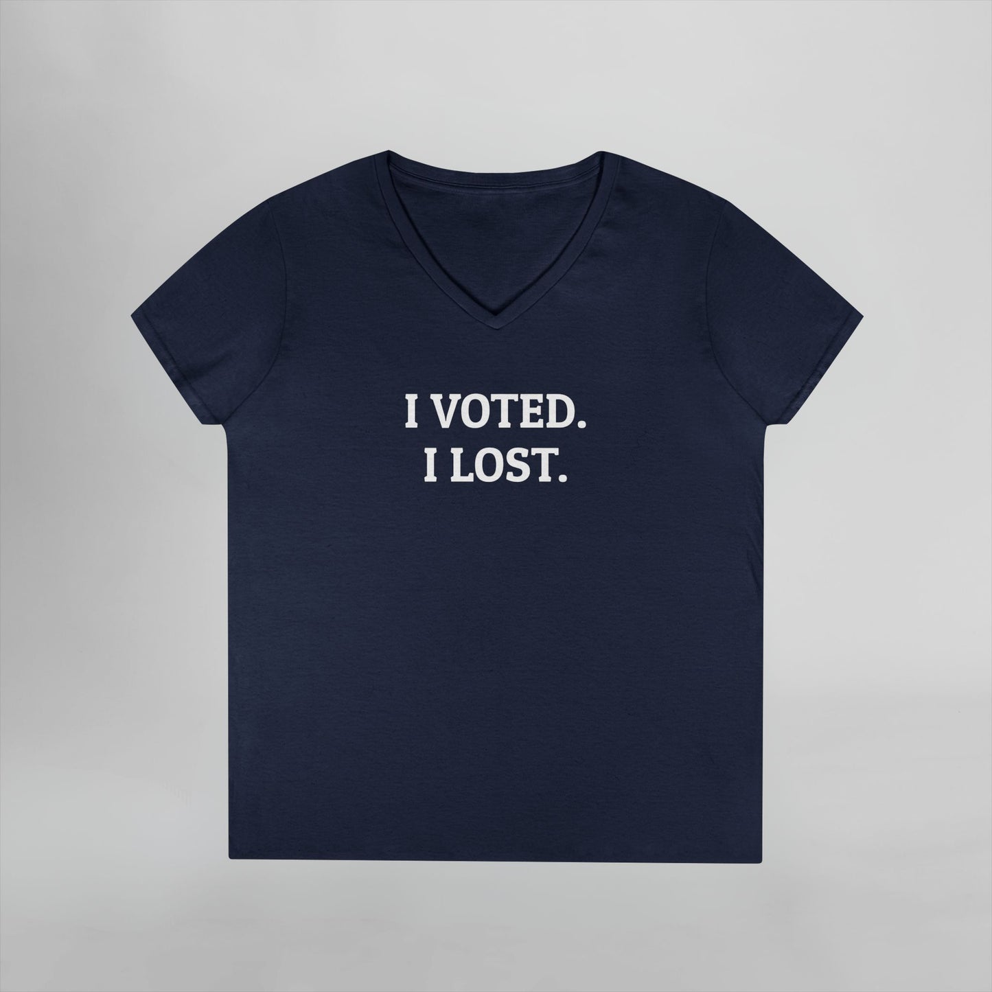 I Voted I Lost Women's V-Neck Tee