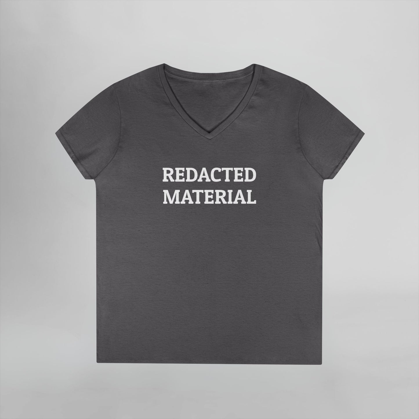 Redacted Material Women's V-Neck Tee