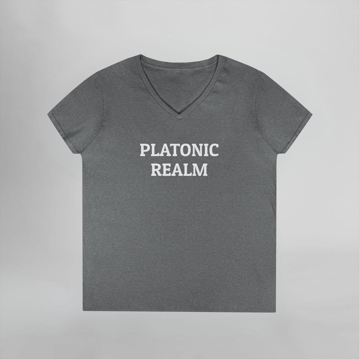 Platonic Realm Women's V-Neck Tee