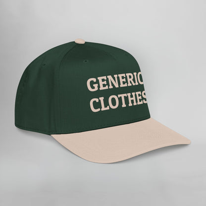 Generic Clothes Embroidered Mid Profile Baseball Cap