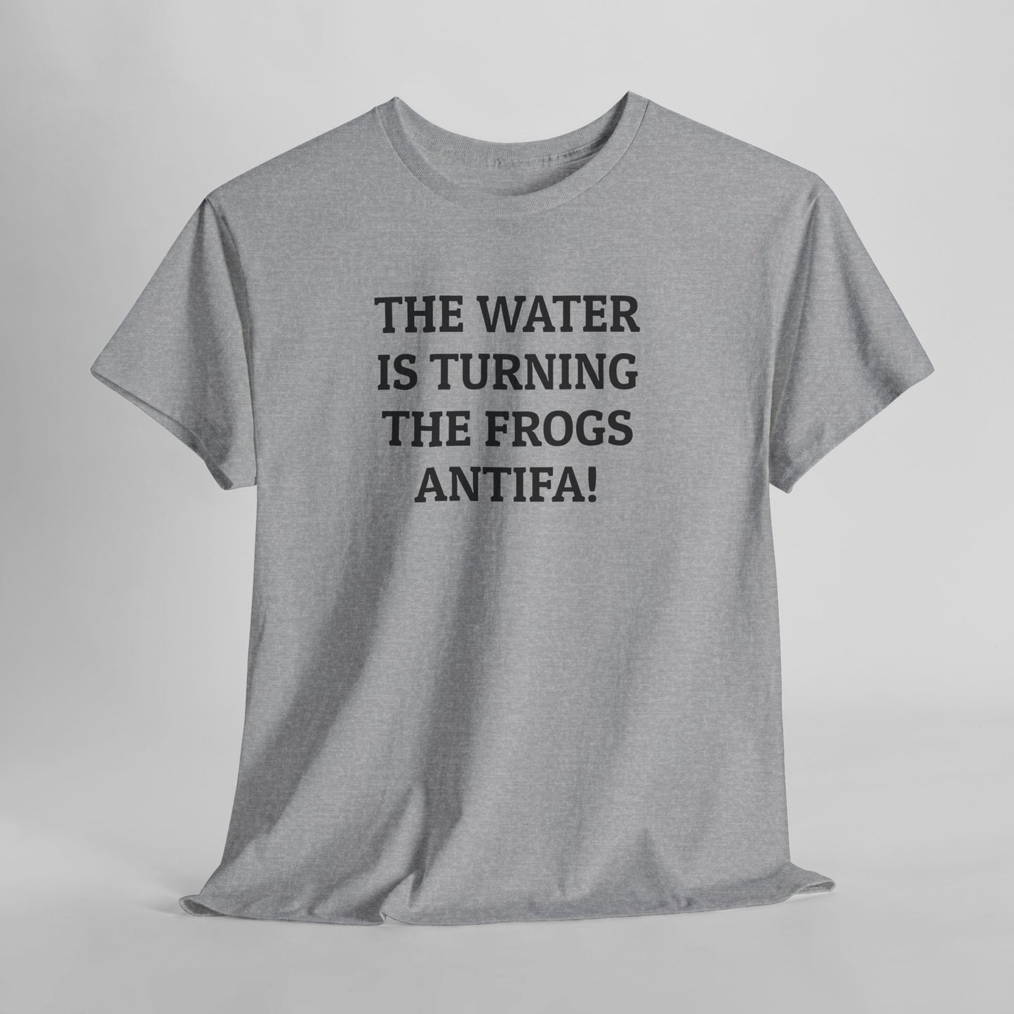 The Water Is Turning the Frogs Antifa Tee