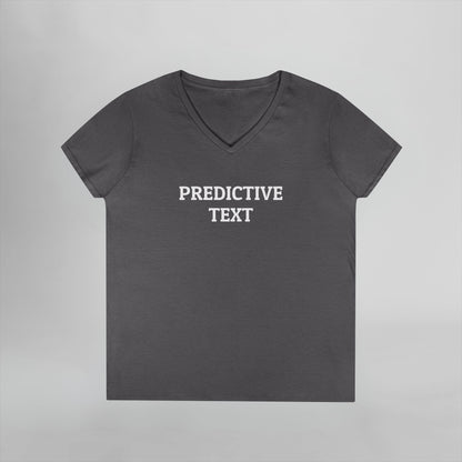 Predictive Text Women's V-Neck Tee