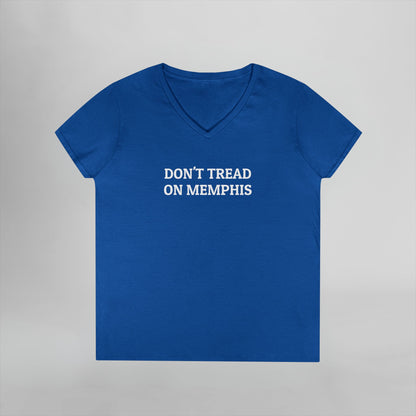 Don't Tread on Memphis Women's V-Neck Tee