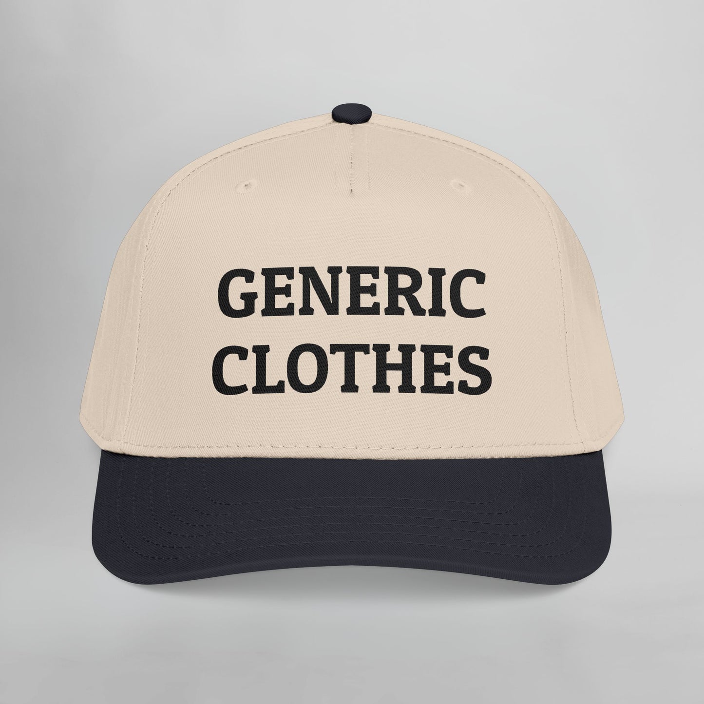 Generic Clothes Embroidered Mid Profile Baseball Cap