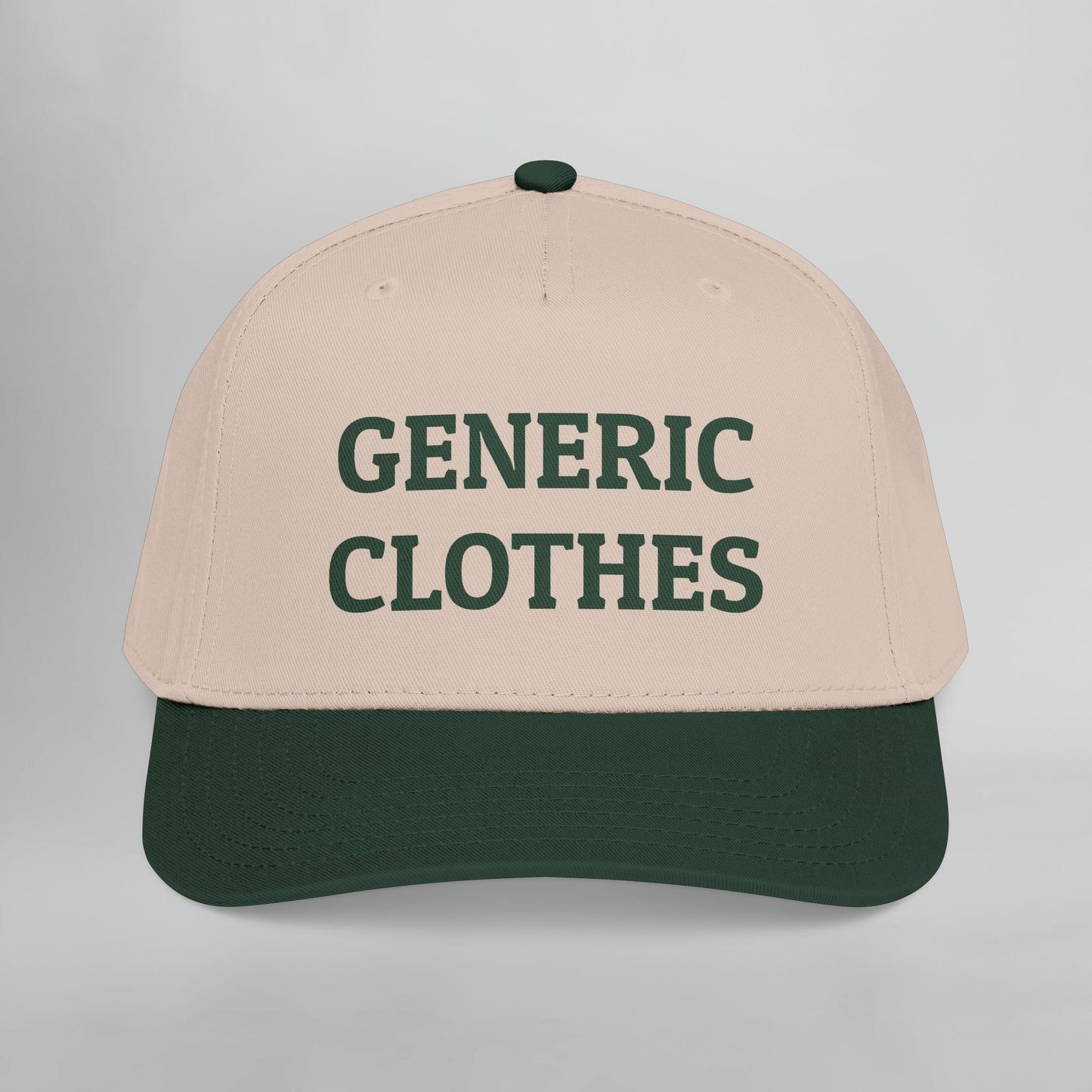 Generic Clothes Embroidered Mid Profile Baseball Cap