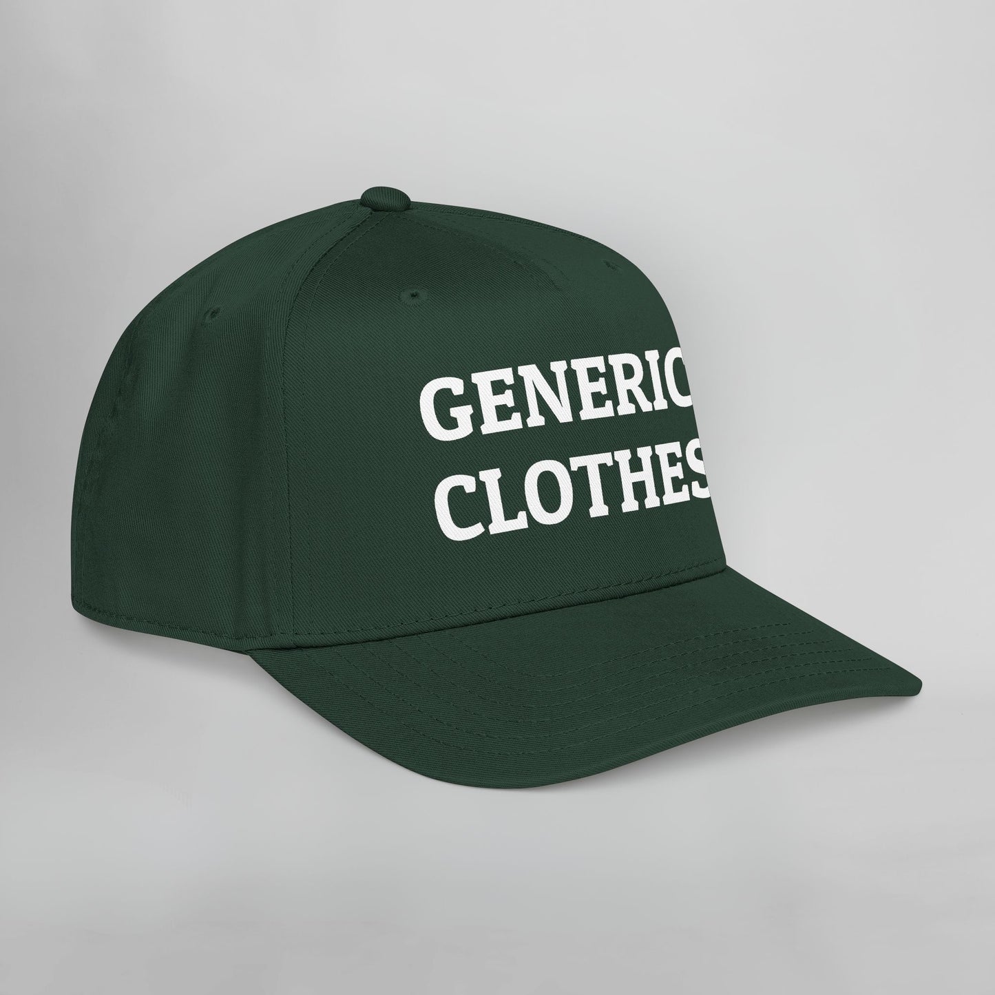 Generic Clothes Embroidered Mid Profile Baseball Cap
