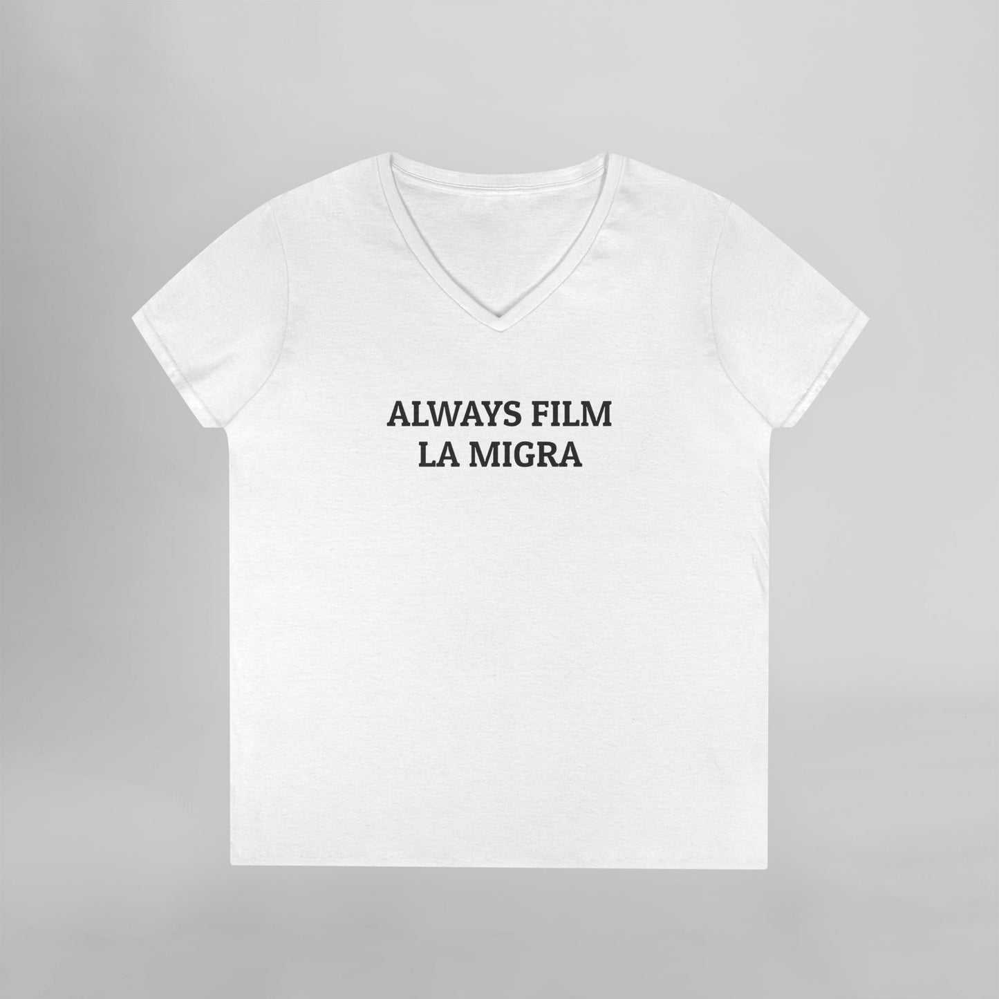 Always Film La Migra Women's V-Neck Tee