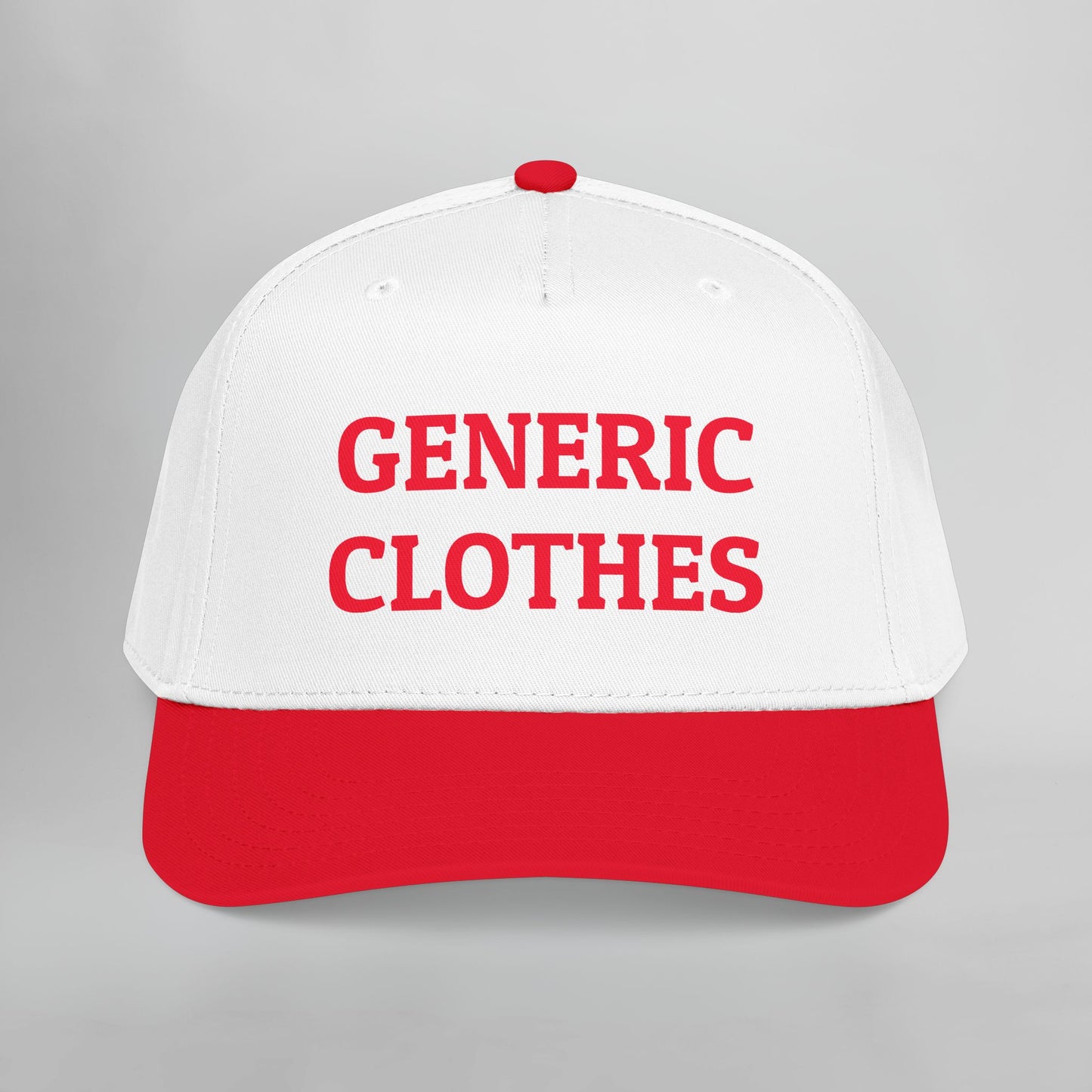 Generic Clothes Embroidered Mid Profile Baseball Cap