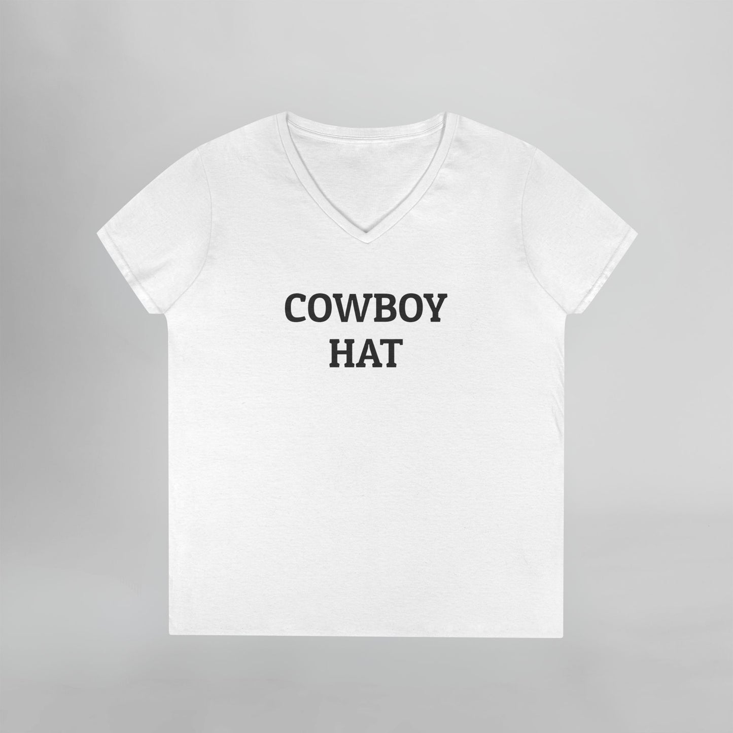 Cowboy Hat Women's V-Neck Tee
