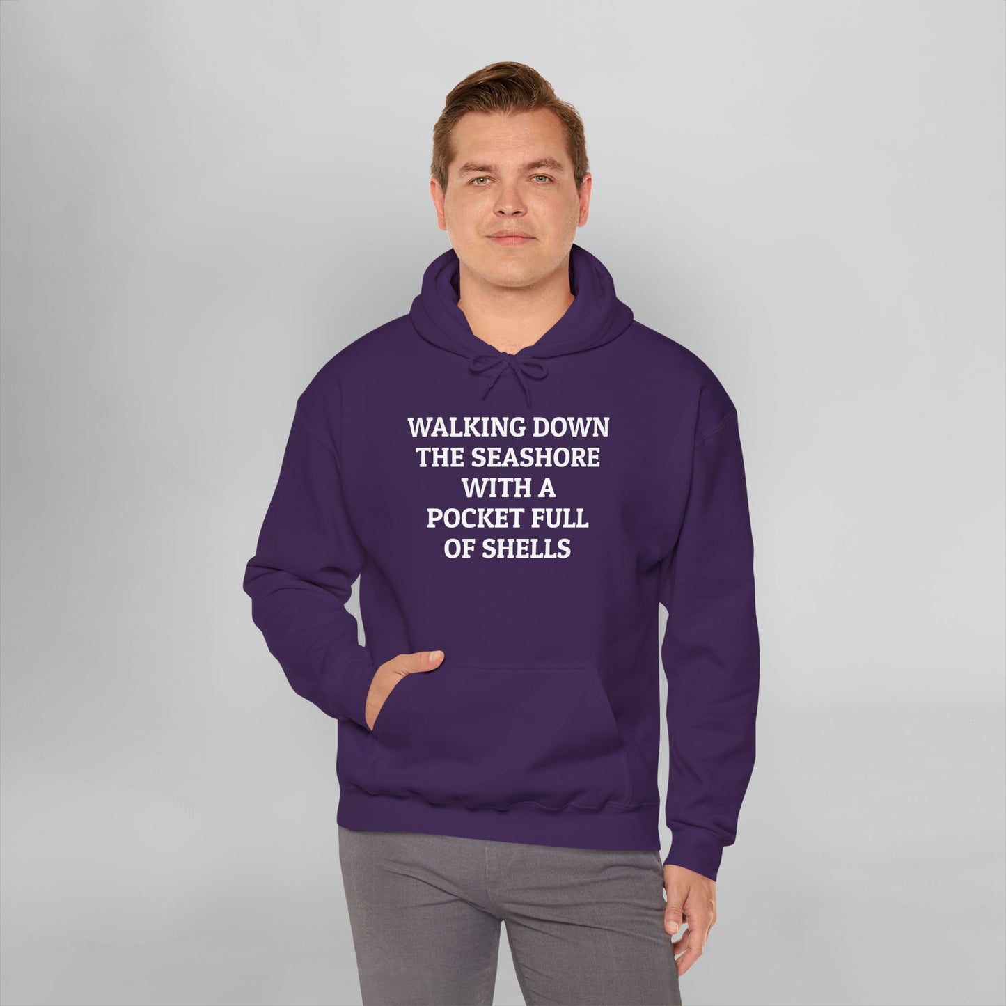 Walking Down the Seashore With a Pocket Full of Shells Hoodie