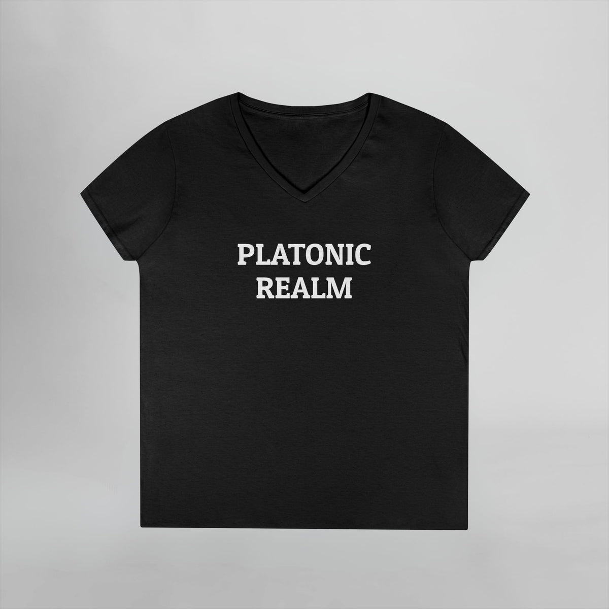 Platonic Realm Women's V-Neck Tee