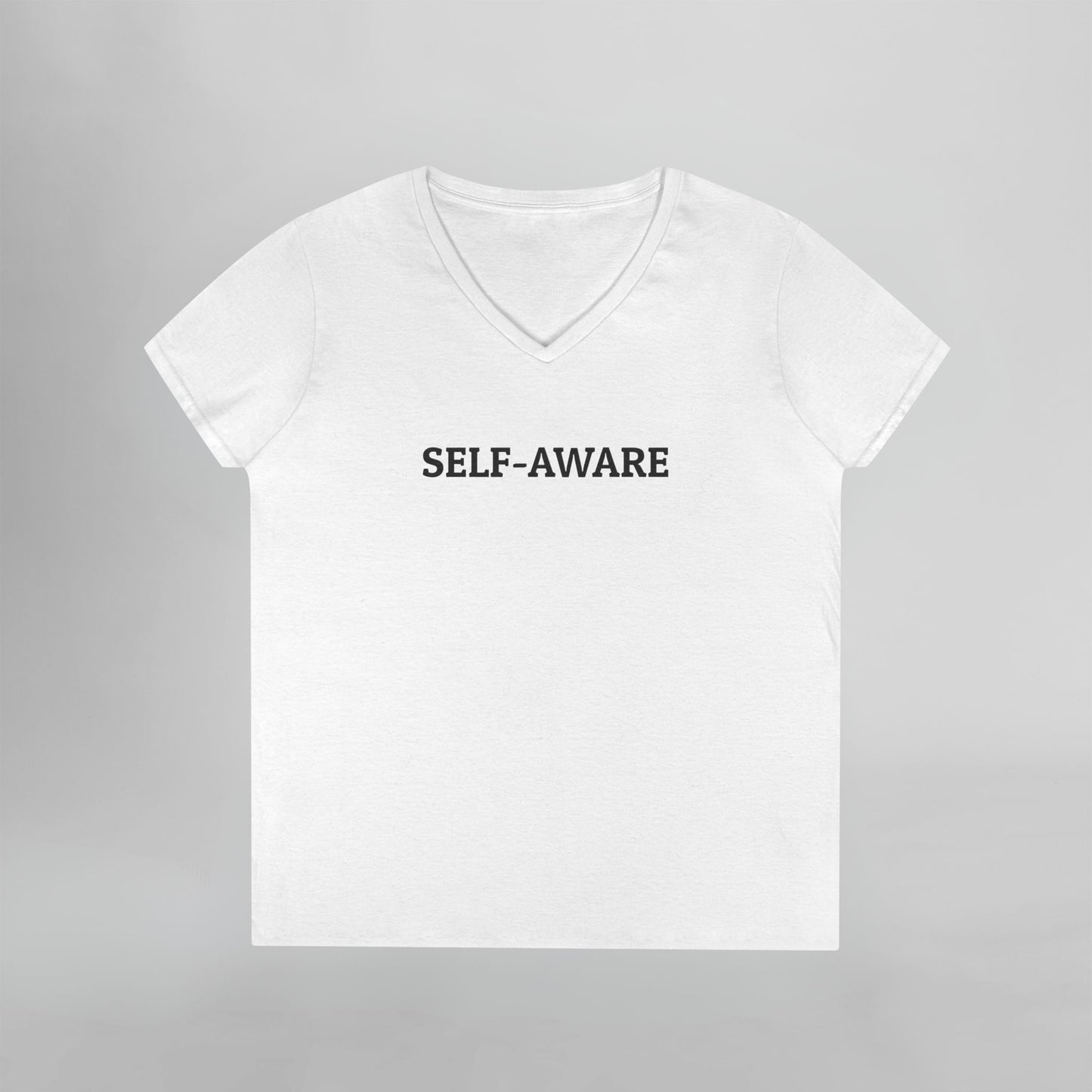 Self-Aware Women's V-Neck Tee