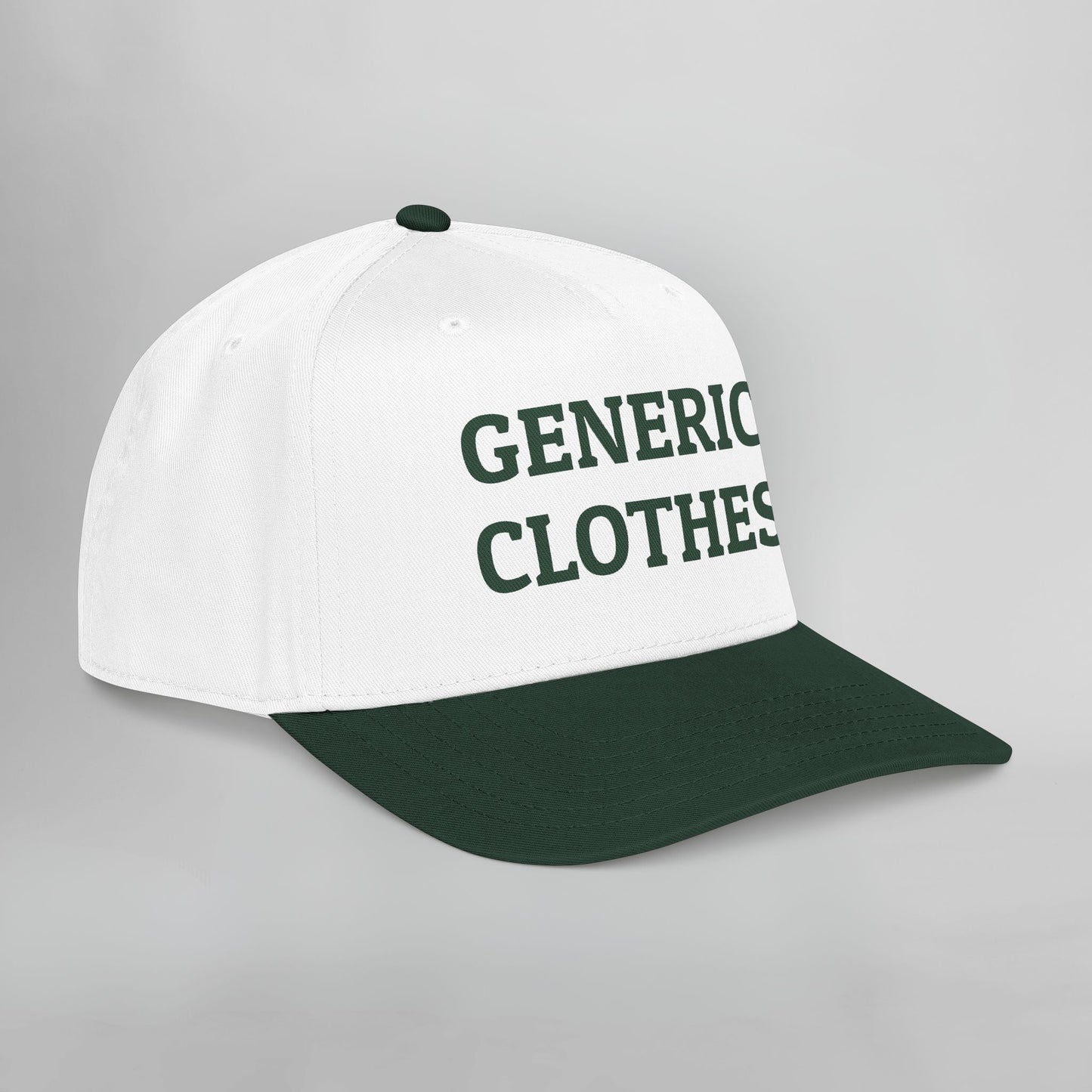 Generic Clothes Embroidered Mid Profile Baseball Cap