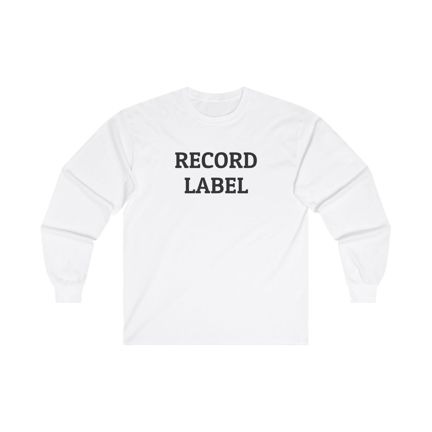 Record Label Long Sleeve Tee