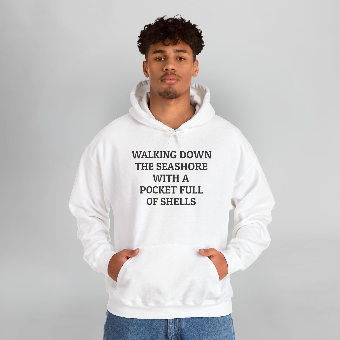 Walking Down the Seashore With a Pocket Full of Shells Hoodie