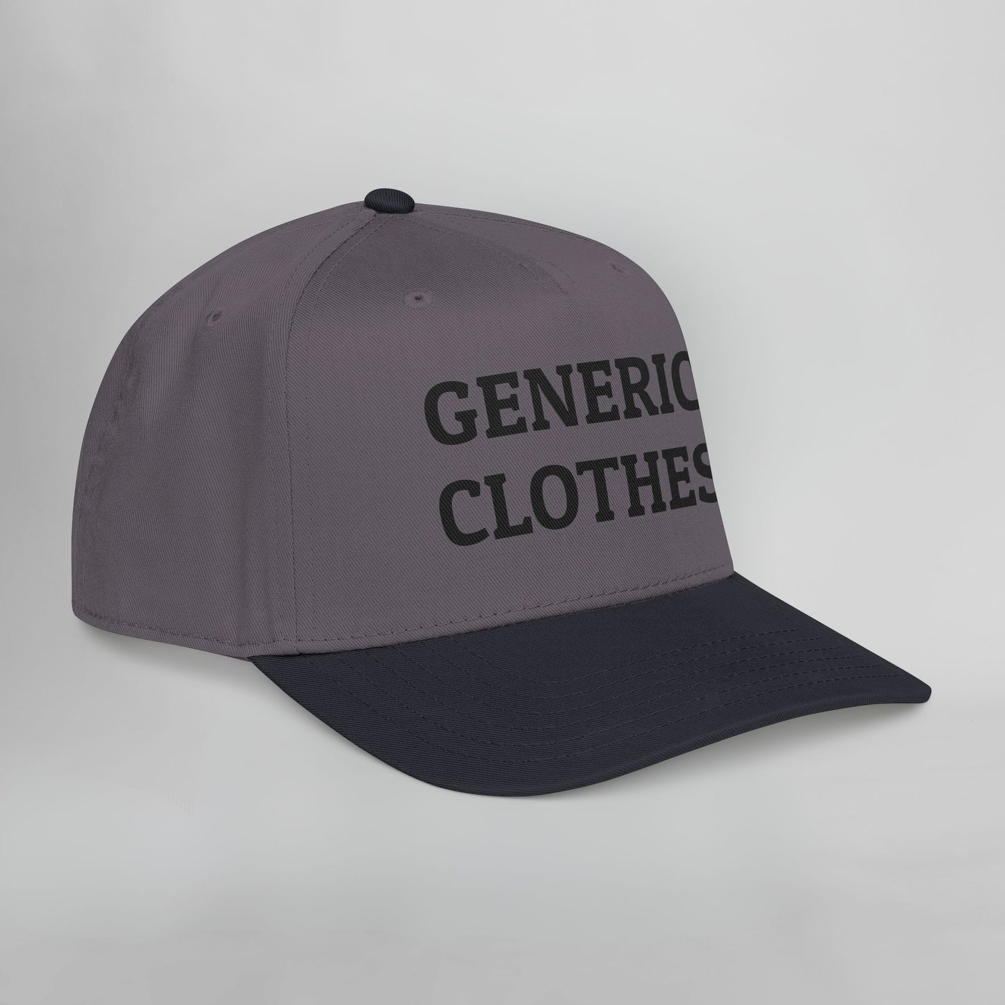 Generic Clothes Embroidered Mid Profile Baseball Cap