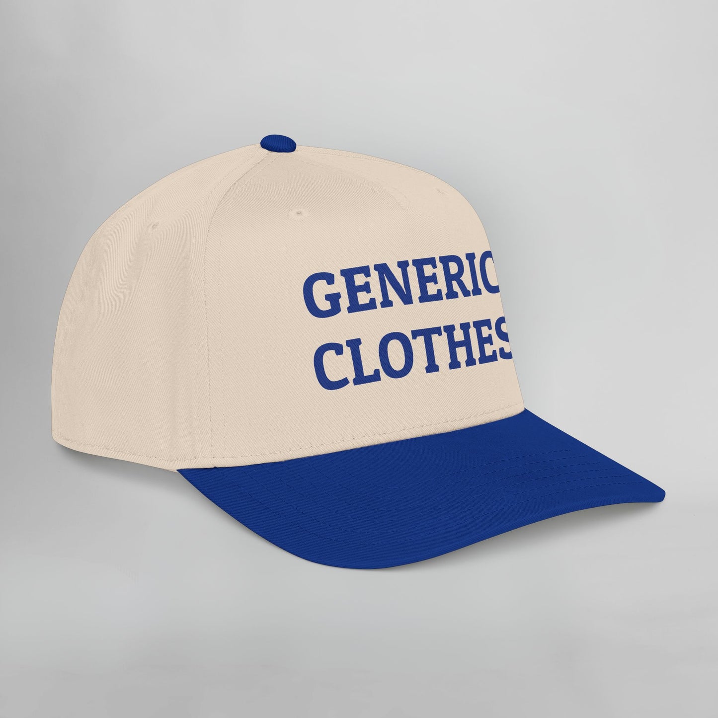 Generic Clothes Embroidered Mid Profile Baseball Cap