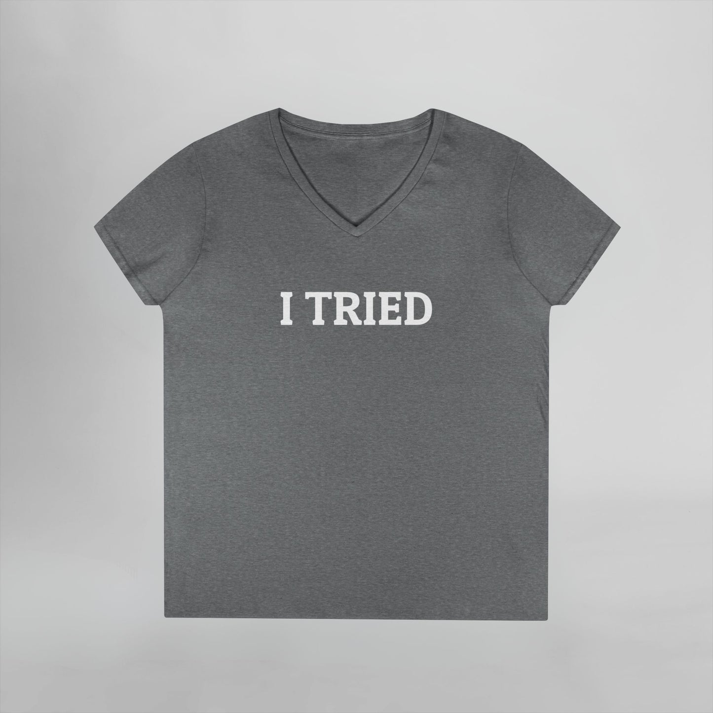 I Tried Women's V-Neck Tee