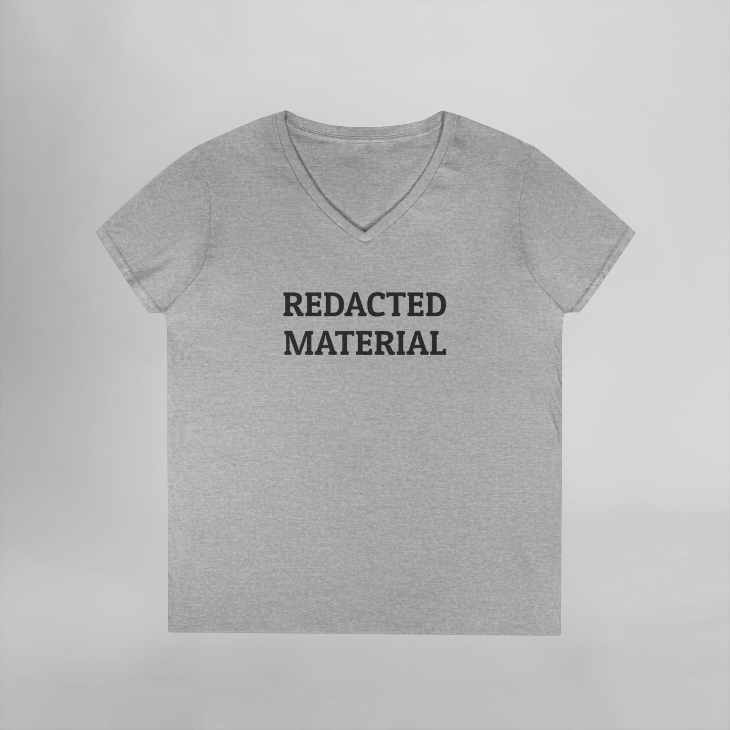 Redacted Material Women's V-Neck Tee