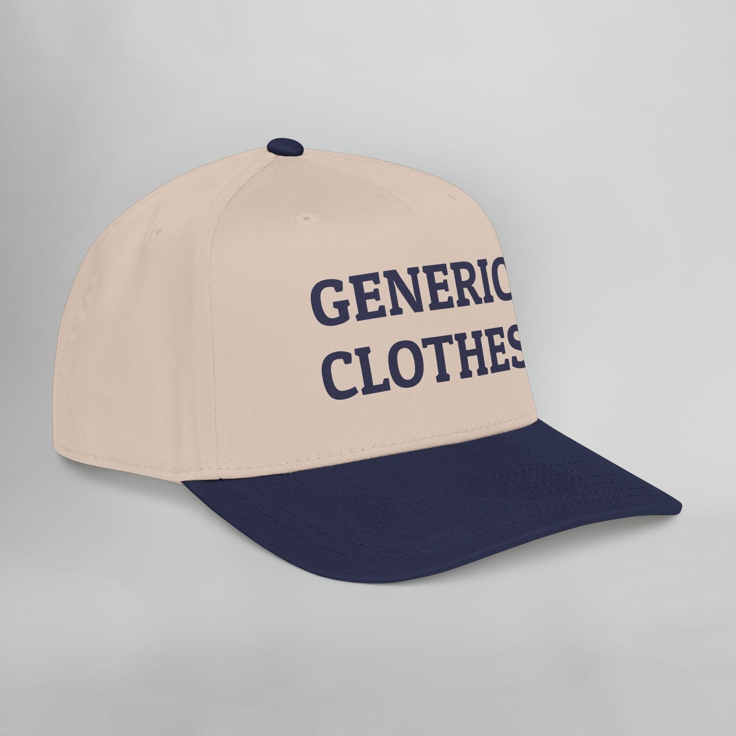 Generic Clothes Embroidered Mid Profile Baseball Cap