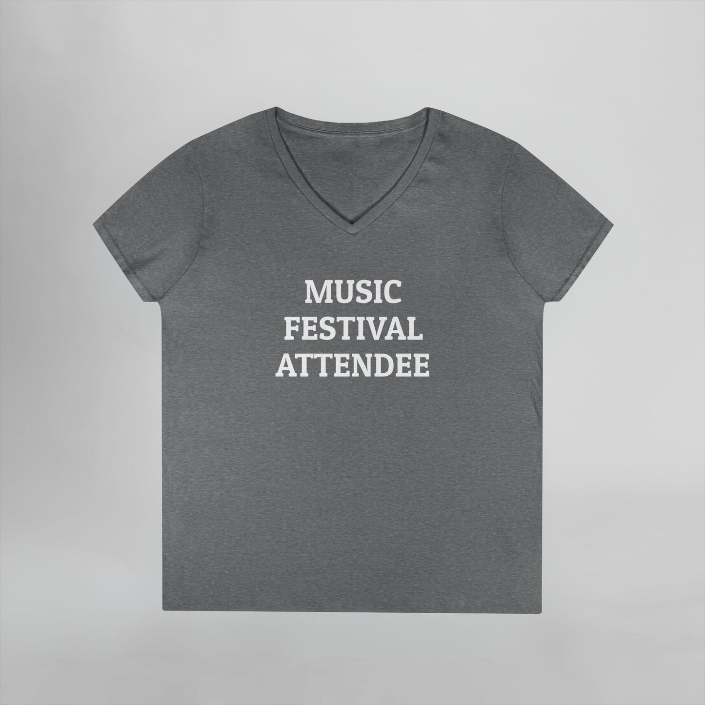 Music Festival Attendee Women's V-Neck Tee