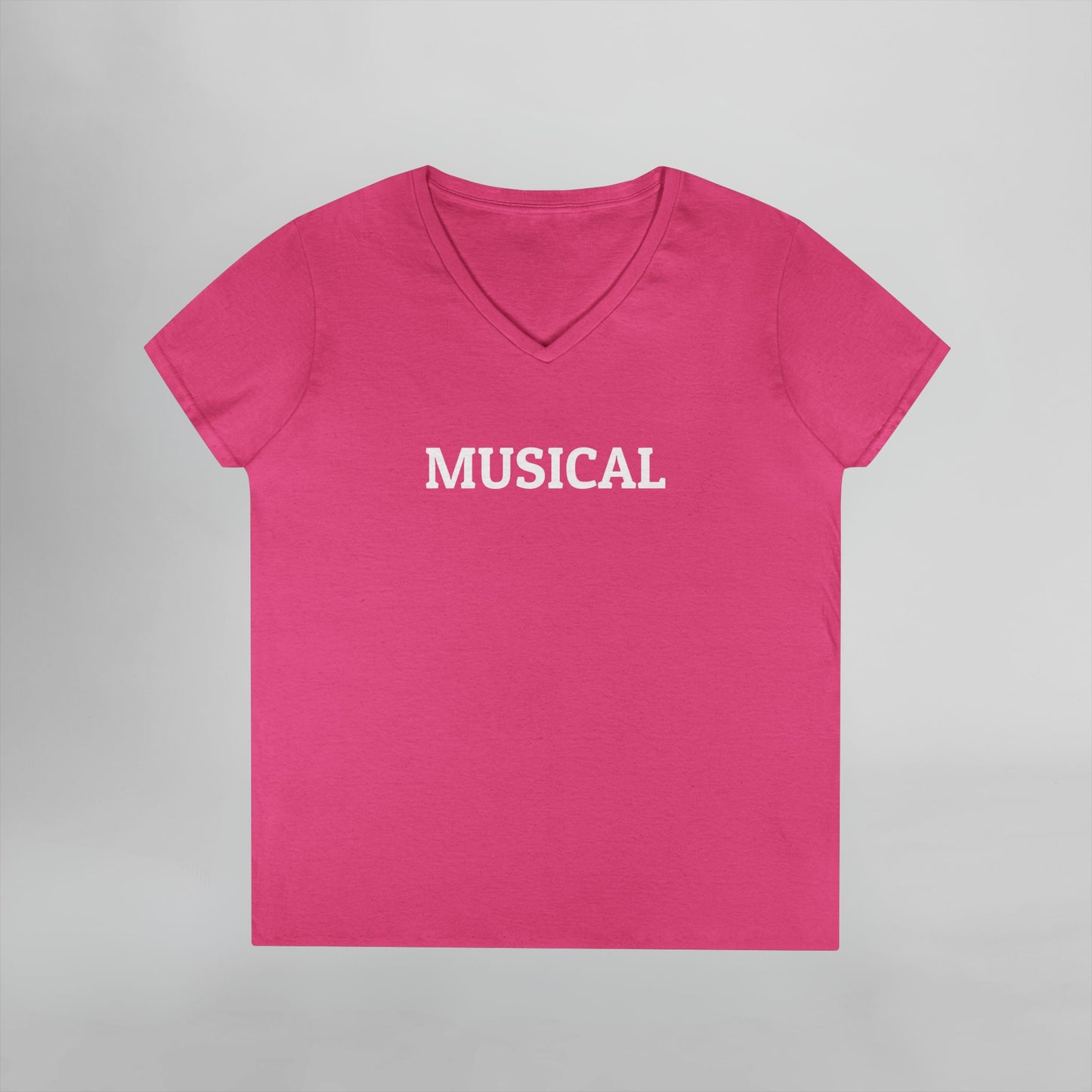 Musical Women's V-Neck Tee