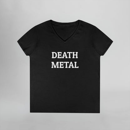 Death Metal Women's V-Neck Tee
