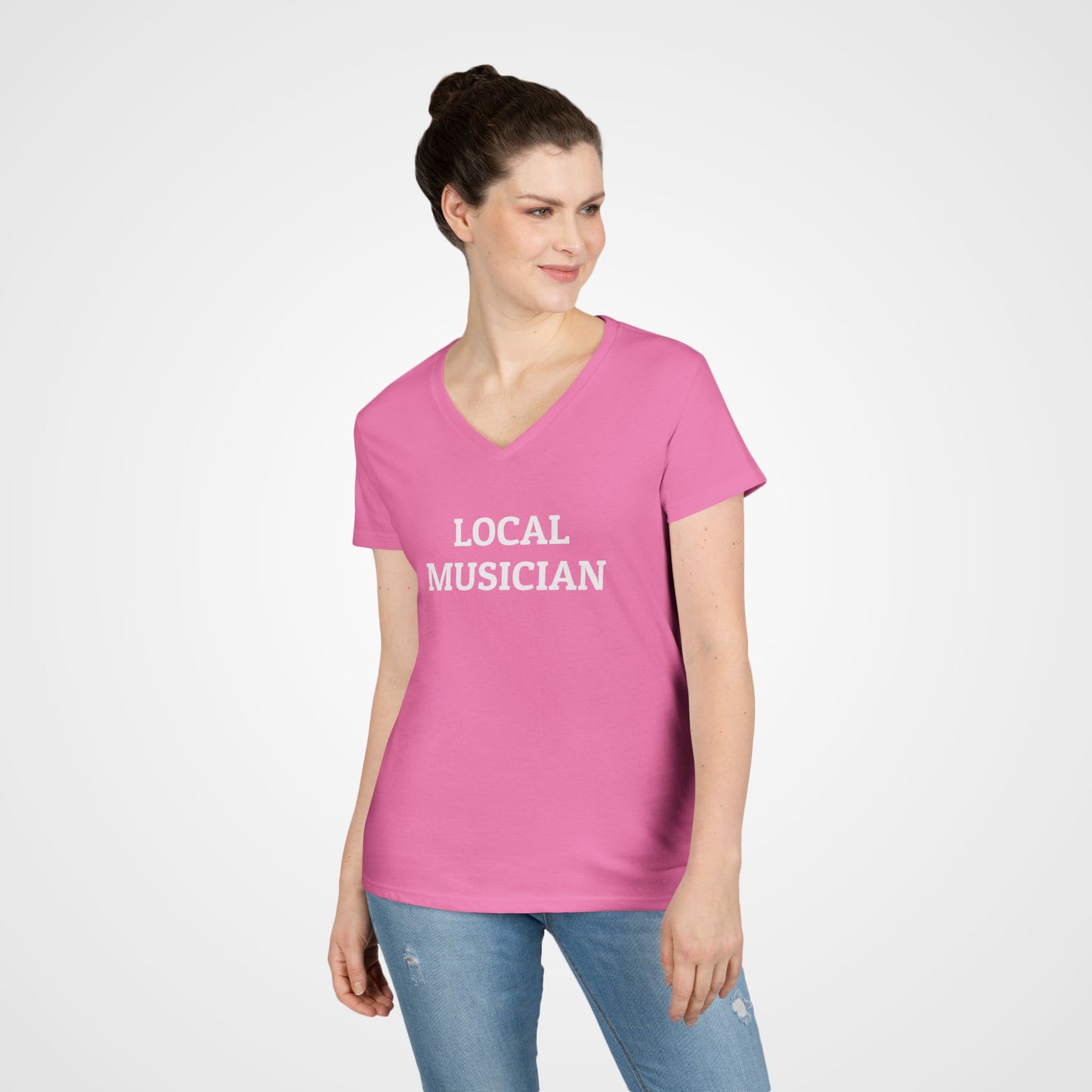 Local Musician Women's V-Neck Tee