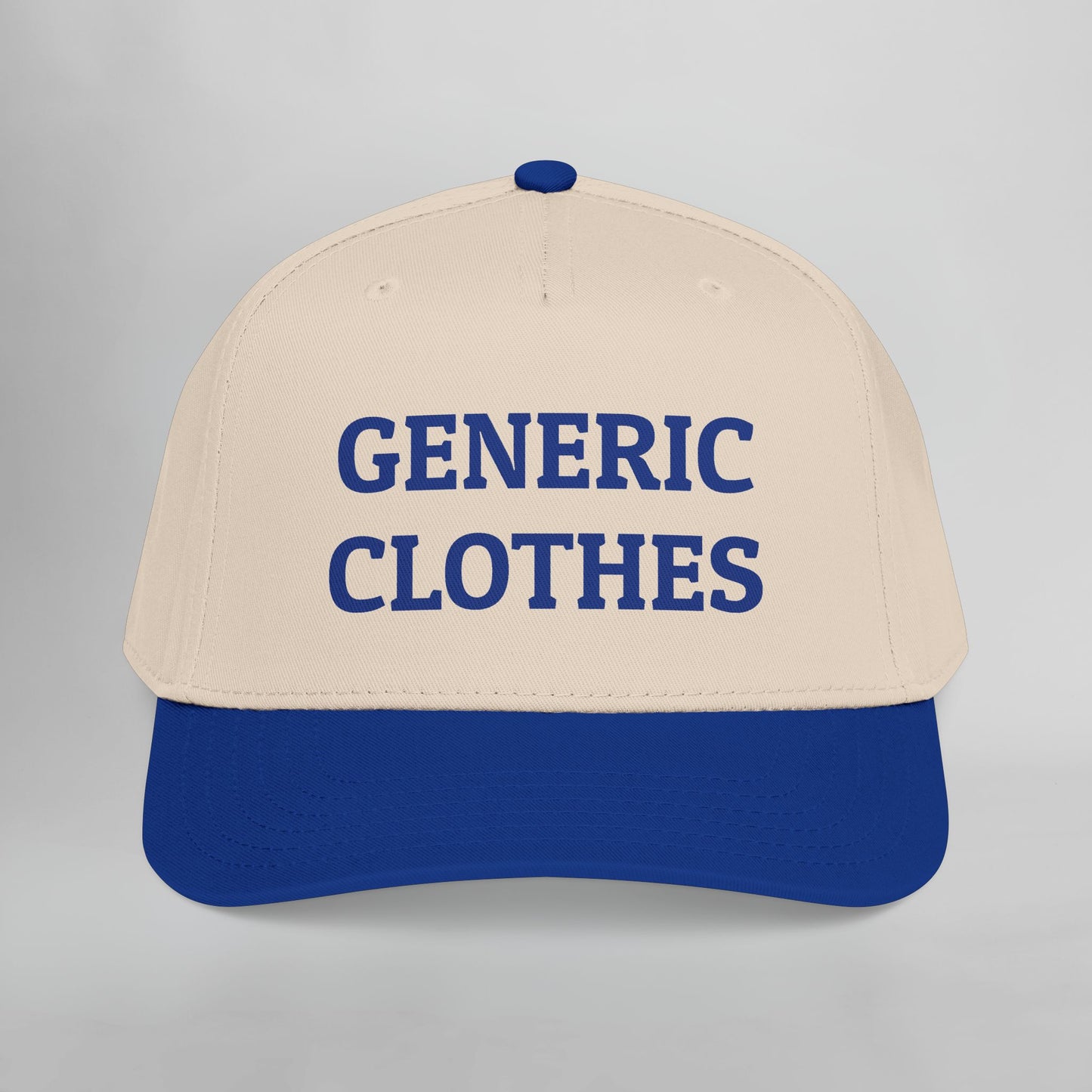 Generic Clothes Embroidered Mid Profile Baseball Cap